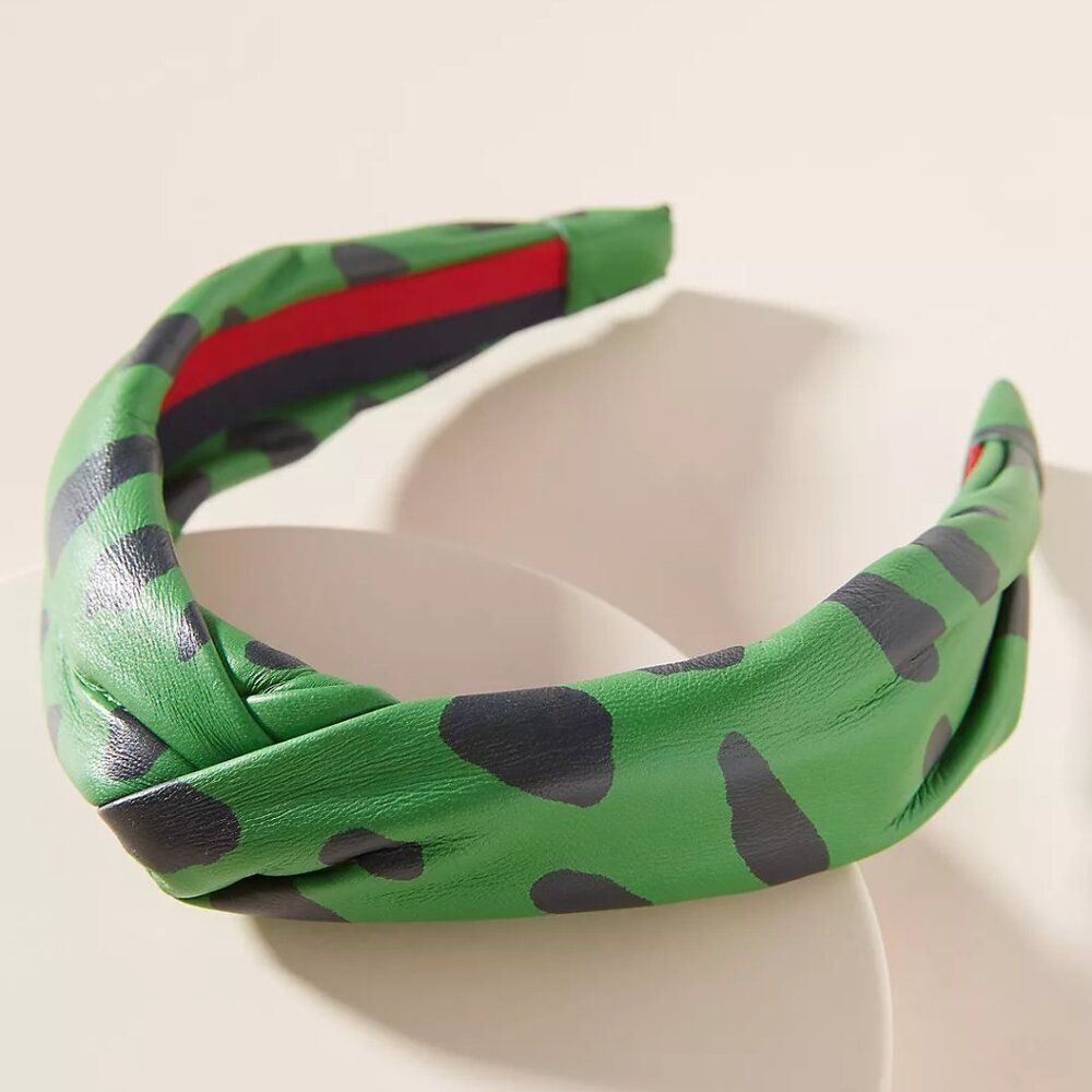 Anthropologie Clare V. Sabine Headband Green